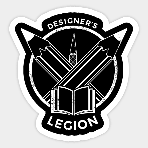 Designer's Legion Sticker by mattblaisdell